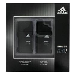 Adidas Moves 001 Cologne by Adidas Cologne -- Gift Set - 1 oz Eau De Toilette Spray + 1 oz After Shave