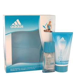 Adidas Pure Lightness Perfume by Adidas -- Gift Set - 1 oz Eau De Toilette Spray + 5 oz Shower Gel