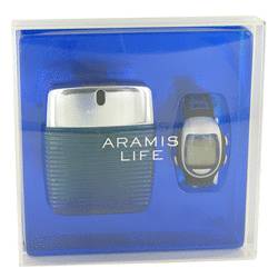 Aramis Life Cologne by Aramis Cologne -- Gift Set - 3.4 oz Eau De Toilette Spray + Free Watch