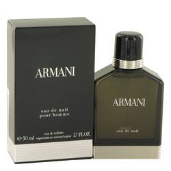 Armani Eau De Nuit Cologne by Giorgio Armani Cologne 1.7 oz Eau De Toilette Spray