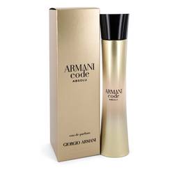 Armani Code Absolu Perfume by Giorgio Armani 2.5 oz Eau De Parfum Spray