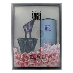 Angel Violet Perfume by Thierry Mugler -- Gift Set - .85 oz Eau De Parfum Spray + 3.5 oz Body Lotion