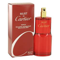 Must De Cartier Perfume by Cartier 1.6 oz Parfum Spray Refill