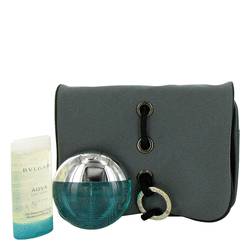 Bvlgari Aqua Marine Cologne by Bvlgari Cologne -- Gift Set - 1.7 oz Eau De Toilette Spray + 2.5 oz Shampoo + Toiletry Pouch