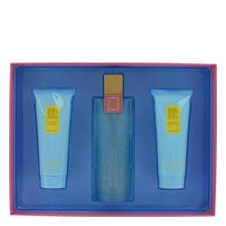 Bora Bora Exotic Perfume by Liz Claiborne Perfume -- Gift Set - 3.4 oz Eau De Parfum Spray + 3.4 oz Body Lotion + 3.4 oz Shower Gel
