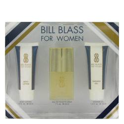 Bill Blass Perfume by Bill Blass Perfume -- Gift Set - 1 oz Eau De Toilette Spray + 1.5 oz Body Lotion + 1.5 oz Shower Gel