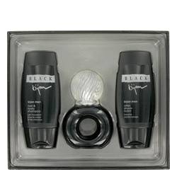 Bijan Black Cologne by Bijan Cologne -- Gift Set - 2.5 oz Eau De Toilette Spray + 3.3 oz Hair & Body Shampoo + 3.3 oz After Shave Balm