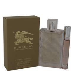 Burberry Brit Rhythm Floral Perfume by Burberry Perfume -- Gift Set - 3 oz Eau De Toilette Spray +.25 oz Mini EDT Roll On Pen