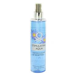 Benetton Stimulating Aqua Perfume By Benetton, 8.4 Oz Refreshing Body Mist For Women