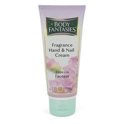 Body Fantasies Signature Freesia Perfume by Parfums De Coeur Perfume 2 oz Hand & Nail Cream
