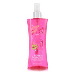 Body Fantasies Signature Pink Vanilla Kiss Fantasy Perfume by Parfums De Coeur 8 oz Body Spray