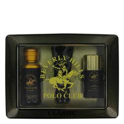 Beverly Hills Polo Club Classic Cologne by Beverly Fragrances Cologne -- Gift Set - 3.4 oz Eau De Toilette Spray + 2.5 oz After Shave Balm +2.5 oz Deodorant Stick