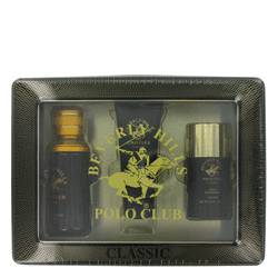 Beverly Hills Polo Club Cologne by Beverly Fragrances Cologne -- Gift Set - 3.4 oz Eau De Toilette Spray + 2.6 oz Deodorant Stick + 2.5 oz After Shave