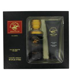 Beverly Hills Polo Club Classic Cologne by Beverly Fragrances Cologne -- Gift Set - 3.4 oz Eau De Toilette Spray + 2.5 oz After Shave Balm