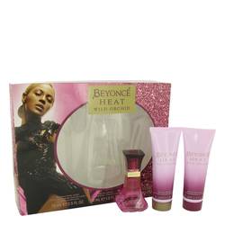 Beyonce Heat Wild Orchid Perfume by Beyonce Perfume -- Gift Set - 1 oz Eau De Parfum Spray + 2.5 oz Body Lotiion + 2.5 oz Shower Gel