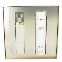Boss Jour Pour Femme Perfume by Hugo Boss Perfume -- Gift Set - 2.5 oz Eau De Parfum Spray + 6.8 oz Body Lotion