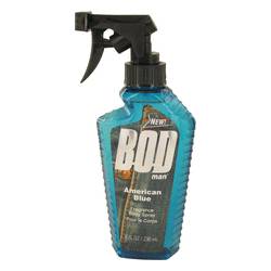 Bod Man American Blue Cologne By Parfums De Coeur, 8 Oz Body Spray For Men