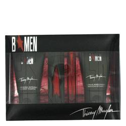 B Men Cologne by Thierry Mugler -- Gift Set - 0.5 oz Eau De Toilette Spray + .5 oz EDT Refill + 1.7 oz Hair/Body Shampoo + 1.7 oz After Shave Gel