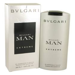 Bvlgari Man Extreme Cologne by Bvlgari Cologne 6.8 oz Shower Gel