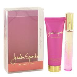 Because Of You Perfume by Jordan Sparks Perfume -- Gift Set - .27 oz Mini EDP Spray + 1.65 oz Body Lotion