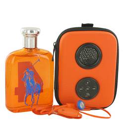 Big Pony Orange Cologne by Ralph Lauren Cologne -- Gift Set - 4.2 oz Eau De Toilette Spray + Portable Speaker & Earbuds