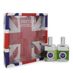 British Sterling Cologne by Dana -- Gift Set - 2.5 oz Cologne Spray + 2.5 oz After Shave