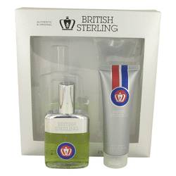 British Sterling Cologne by Dana -- Gift Set - 2.5 oz Cologne Spray + 2.5 oz After Shave Balm