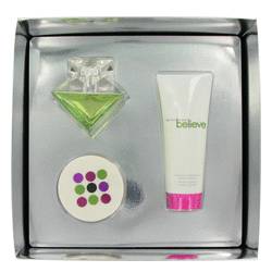 Believe Perfume by Britney Spears Perfume -- Gift Set - 1.7 oz Eau De Parfum Spray + 3.3 oz Body Souffle + 0.5 oz Powder