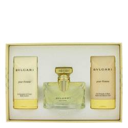 Bvlgari Perfume by Bvlgari -- Gift Set - 1.7 oz Eau De Parfum Spray + 2.5 oz Shower Gel + 2.5 oz Body Lotion