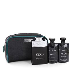Bvlgari Man Black Cologne Cologne by Bvlgari Cologne -- Gift Set - 3.4 oz Eau De Toilette Spray + 2.5 oz After Shave Balm + 2.5 oz Shower Gel in Pouch