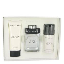 Bvlgari Man Cologne by Bvlgari -- Gift Set - 3.4 oz Eau De Toilette Spray + 3.4 oz After Shave Balm + 3.4 oz Deodorant Spray