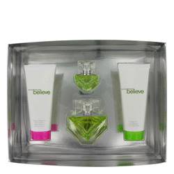 Believe Perfume by Britney Spears Perfume -- Gift Set - 1.7 oz Eau De Parfum Spray + 3.3 oz Body Souffle + 3.3 oz Shower Gel +.33 oz Mini Edp Spray