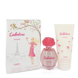 Cabotine Rose Gift Set By Parfums Gres Gift Set For Women Includes 3.4 Oz Eau De Toilette Spray + 6.7 Oz Body Lotion