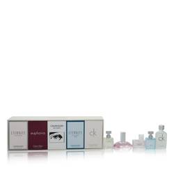 Calvin Klein Woman Perfume by Calvin Klein Perfume -- Gift Set - .17 oz Mini EDP in Eternity for Women + .13 oz Mini EDP in Euphoria + .17 oz Mini EDP in Calvin Klein Woman + .17 Mini EDP in Eternity Air + .33 oz Mini EDT in CK One