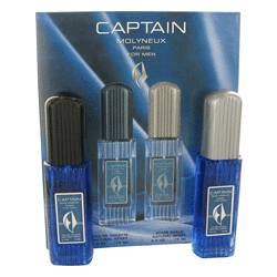 Captain Cologne by Molyneux -- Gift Set - 2.5 oz Eau De Toilette Spray + 2.5 oz After Shave