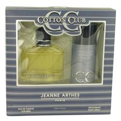Cotton Club Cologne by Jeanne Arthes Cologne -- Gift Set - 3.3 oz Eau De Toilette Spray + 6.6 oz Deodorant Spray