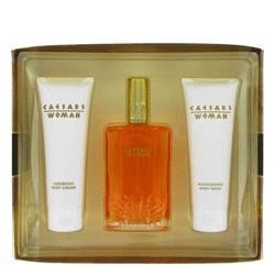 Caesars Perfume by Caesars Perfume -- Gift Set - 3.3 oz Eau De Cologne Spray + 3.3 oz Body Cream + 3.3 oz Body Wash