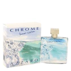 Chrome Summer Cologne by Azzaro Cologne 3.4 oz Eau De Toilette Spray (Limited Edition 2013)