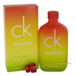 Ck One Summer Perfume by Calvin Klein 3.4 oz Eau De Toilette Spray (2007 Green, Yellow and Red)
