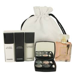 Coco Mademoiselle Perfume by Chanel -- Gift Set - 1.7 oz Eau De Parfum Spray + Make Up Kit + Three 1/2 oz Recharge ( Le Jour, La Nuit + Le Weekend) in Chanel Pouch