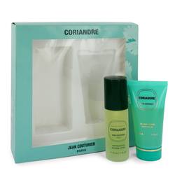 Coriandre Perfume by Jean Couturier -- Gift Set - 1.1 oz Eau De Toilette Spray + 1.7 oz Shower Gel