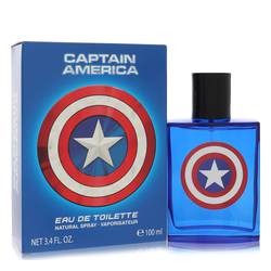 Captain America Cologne By Marvel, 3.4 Oz Eau De Toilette Spray For Men