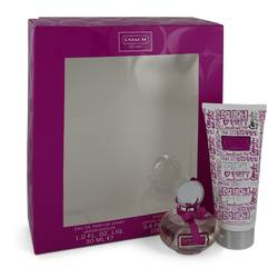 Coach Poppy Flower Perfume by Coach Perfume -- Gift Set - 1 oz eau De Parfum Spray + 3.4 oz Body Lotion