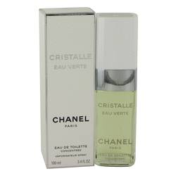 Cristalle Eau Verte Perfume By Chanel, 3.4 Oz Eau De Toilette Concentree Spray For Women