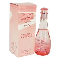 Cool Water Sea Rose Caribbean Summer Perfume by Davidoff Perfume 3.4 oz Eau De Toilette Spray