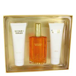 Caesars Perfume by Caesars Perfume -- Gift Set - 3.3 oz Eau De Cologne Spray + 3.3 oz Body Lotion + 3.3 oz Body Wash