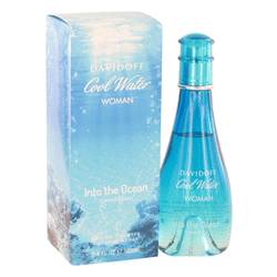 Cool Water Into The Ocean Perfume By Davidoff, 3.4 Oz Eau De Toilette Spray For Women