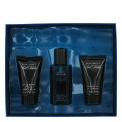 Cool Water Cologne by Davidoff -- Gift Set - 1.4 oz Eau De Toilette Spray +1.7 oz After Shave Balm+ 1.7 oz Shower Gel