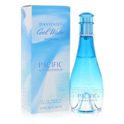 Cool Water Pacific Summer Perfume By Davidoff, 3.4 Oz Eau De Toilette Spray For Women