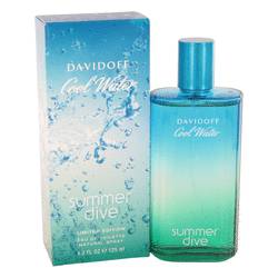 Cool Water Summer Dive Cologne by Davidoff Cologne 4.2 oz Eau De Toilette Spray